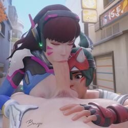 D.va & Kiriko (Overwatch) Rule 34 Video – Asian