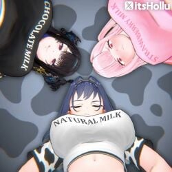 Ouro Kronii Hololive Rule 34 – Big Tits & Cow Print 3D Animation