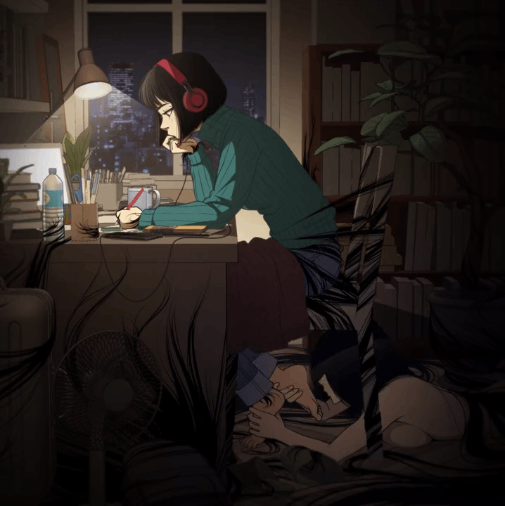 Lofi Girl & Yamamura Sadako (Lo-fi Beats To Relax/study To) Rule 34 G…