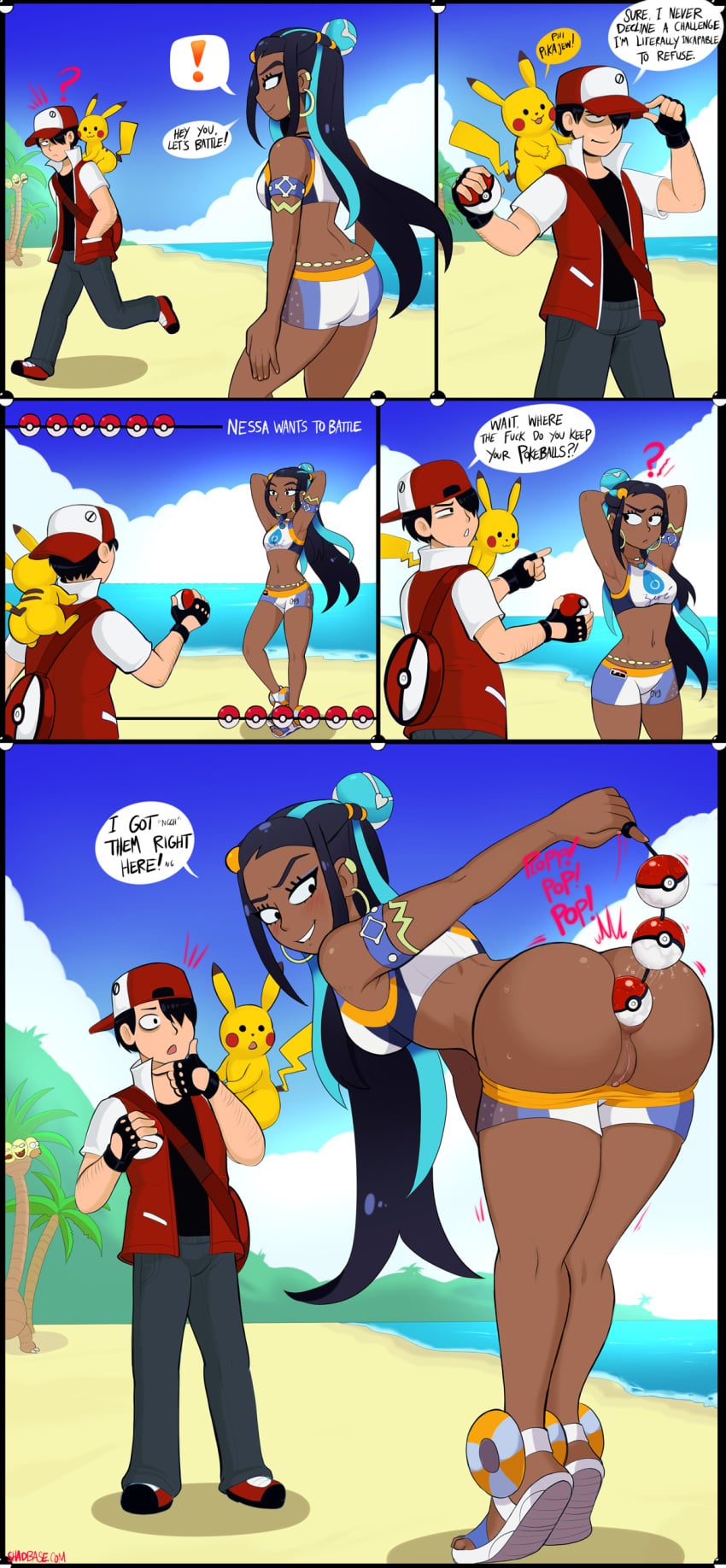 Nessa & Original Character (Nintendo) Rule 34 – Anal