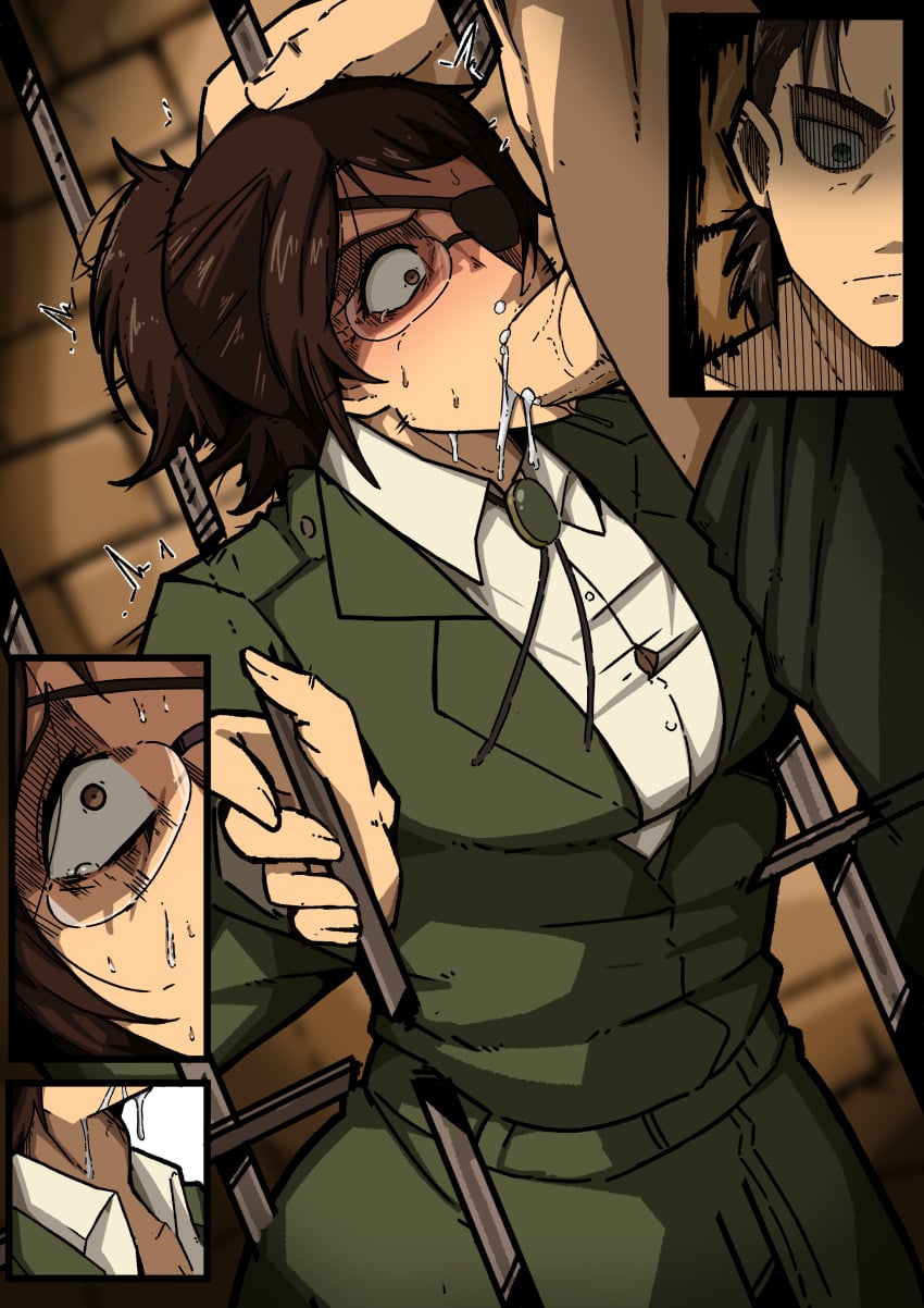 Eren Jaeger & Hanji Zoe (Attack On Titan) Rule 34