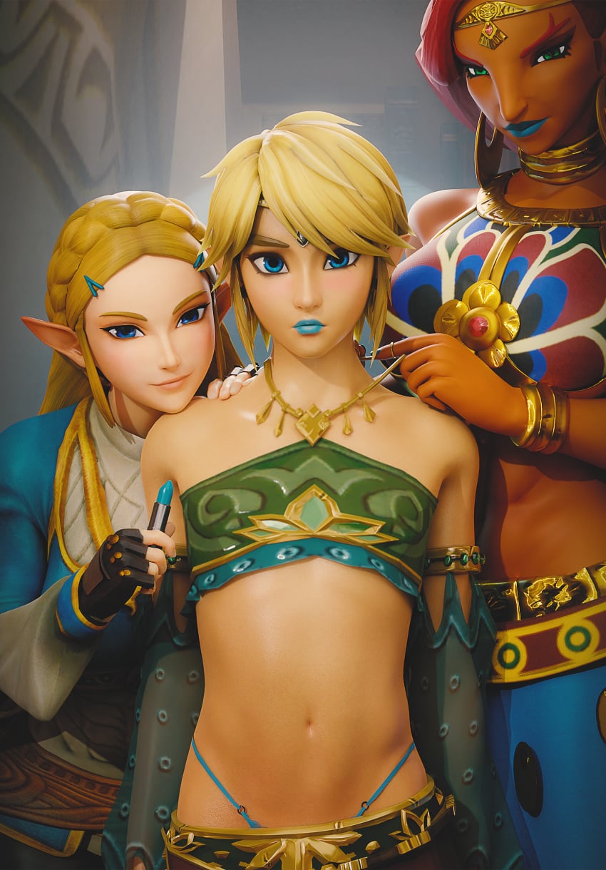 Gerudo & Gerudo Link (Breath Of The Wild) Rule 34