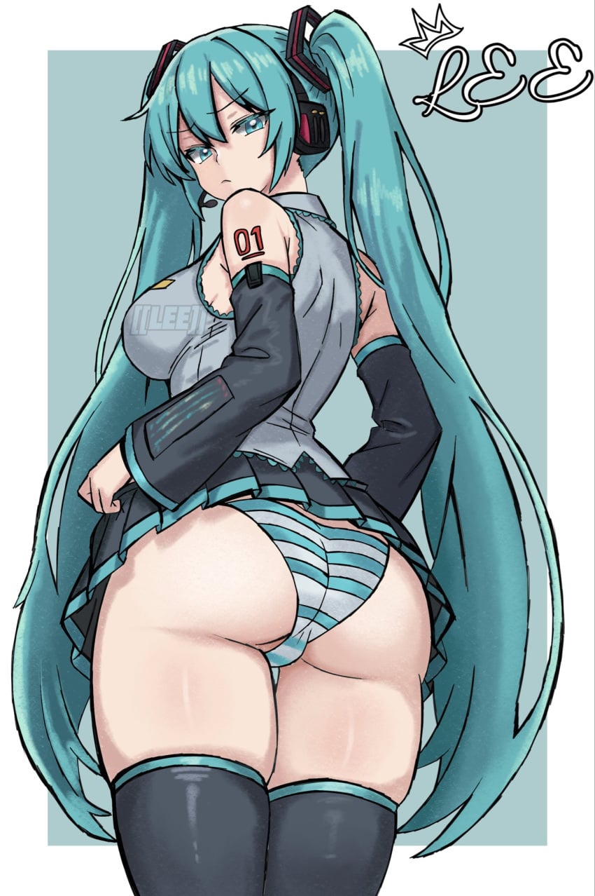 Hatsune Miku (Vocaloid) Rule 34 – Aqua Eyes
