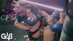 Chun-li & Chun-li (Final Fight) Rule 34 Video – Against Wall