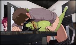 Goat-chan & Office Lady Daughter (Original) Rule 34 Video