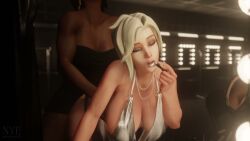 Ana Amari & Angela Ziegler (Overwatch) Rule 34 Video