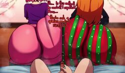 Asuka Langley Sohryu & Natsuki (Christmas) Rule 34 Video