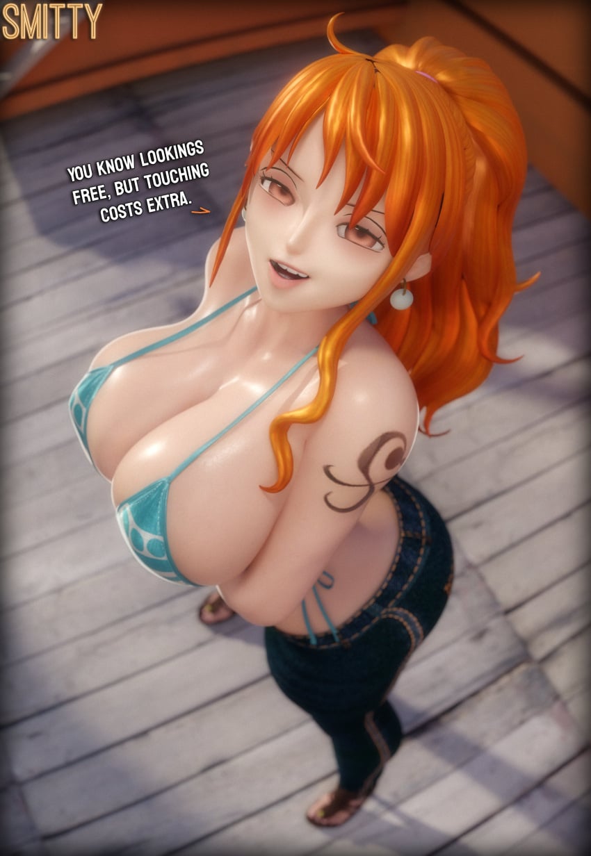 Nami One Piece Rule 34 – Big Tits & Big Ass 3D Pic by Smitty34