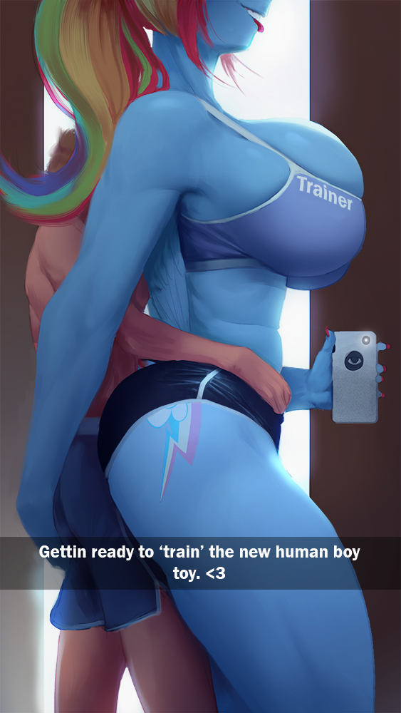 Rainbow Dash (My Little Pony) hentai artwork