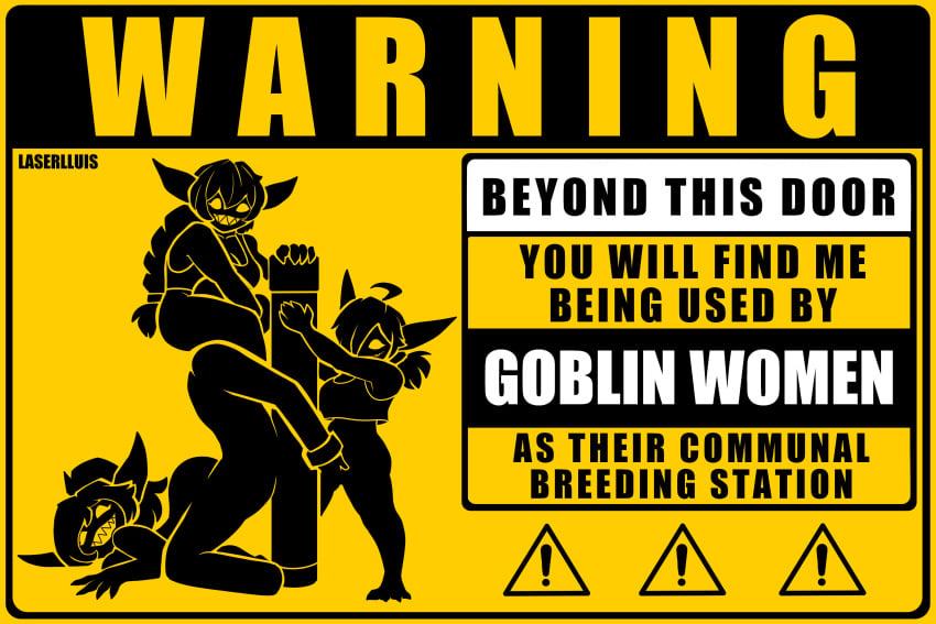 Warning Sign Person Rule 34 – Assertive Female