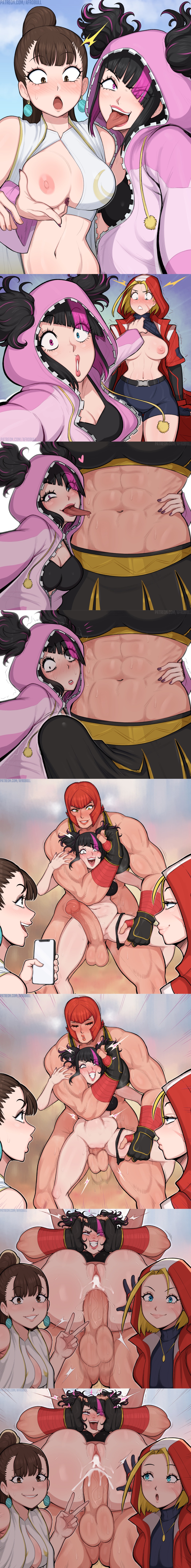 Cammy White & Chun-li (Street Fighter) Rule 34