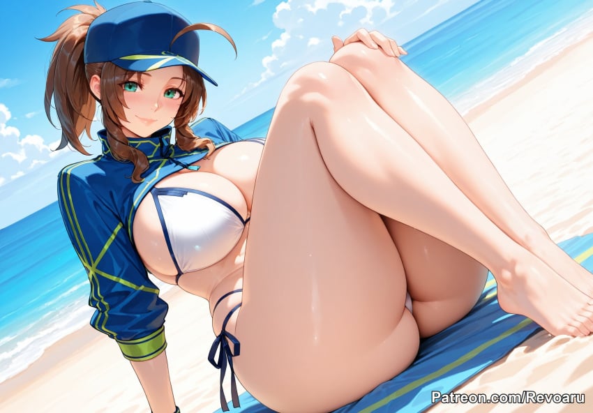 Aerith Gainsborough (Final Fantasy) Rule 34 – Beach