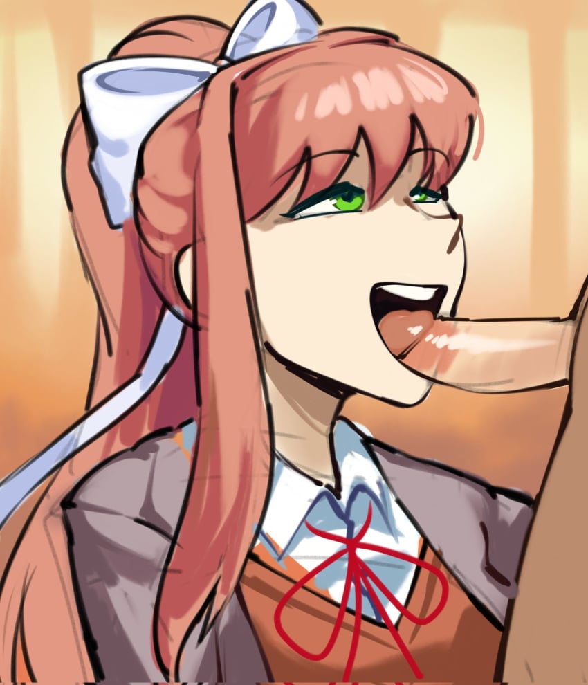Monika (Doki Doki Literature Club) Rule 34 – Assertive Female