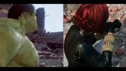 Black Widow & Hulk (Avengers) Rule 34 Video – Anal