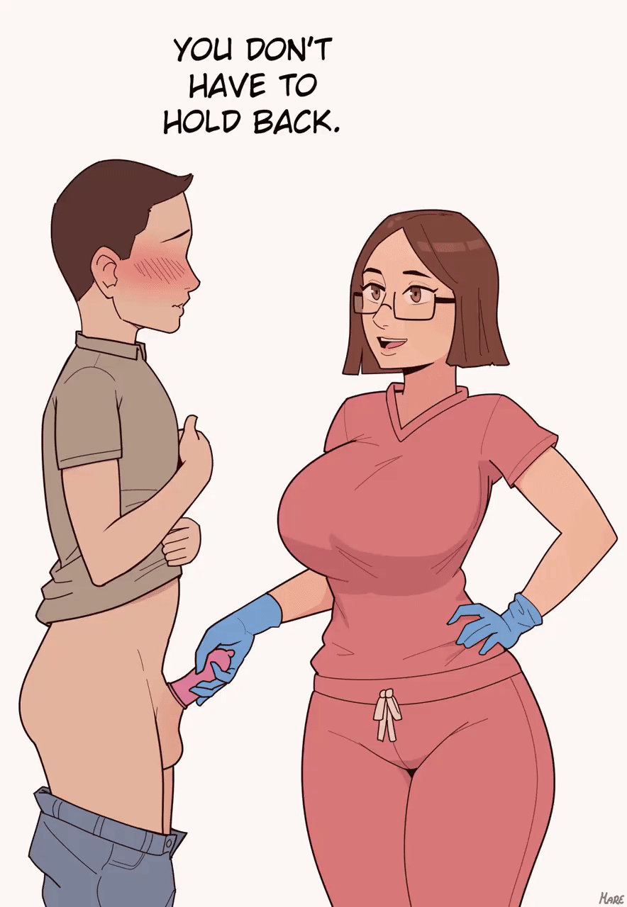 Blue Gloves Blush Rule 34 GIF