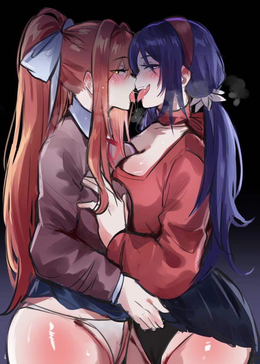 Crazy Mita & Mita (Doki Doki Literature Club) Rule 34