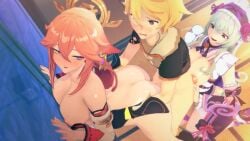 Aether & Yae Miko (Genshin Impact) Rule 34 Video