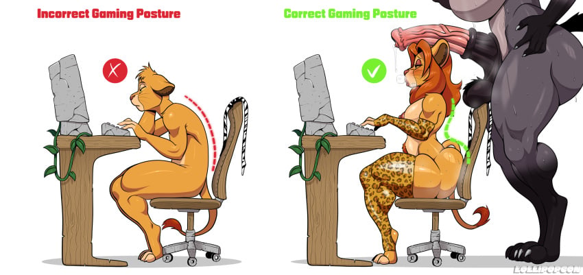 Shenzi & Simba (Disney) Rule 34 – 1femboy