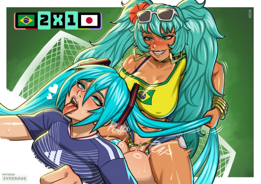 Brazilian Miku & Hatsune Miku (Vocaloid) Rule 34