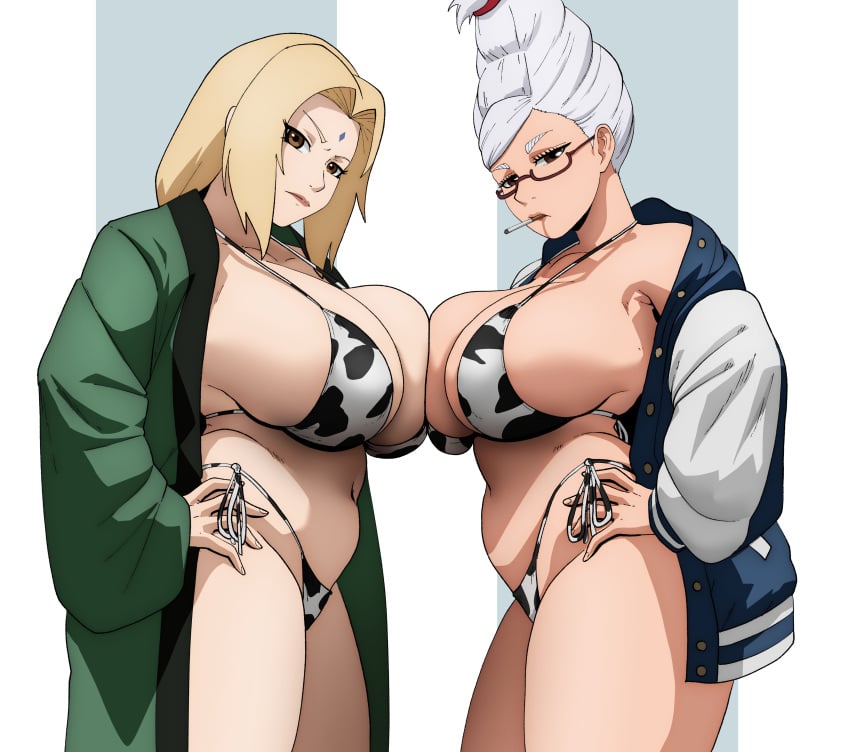 Ayase Seiko & Tsunade (Dandadan) Rule 34 – Blonde Hair