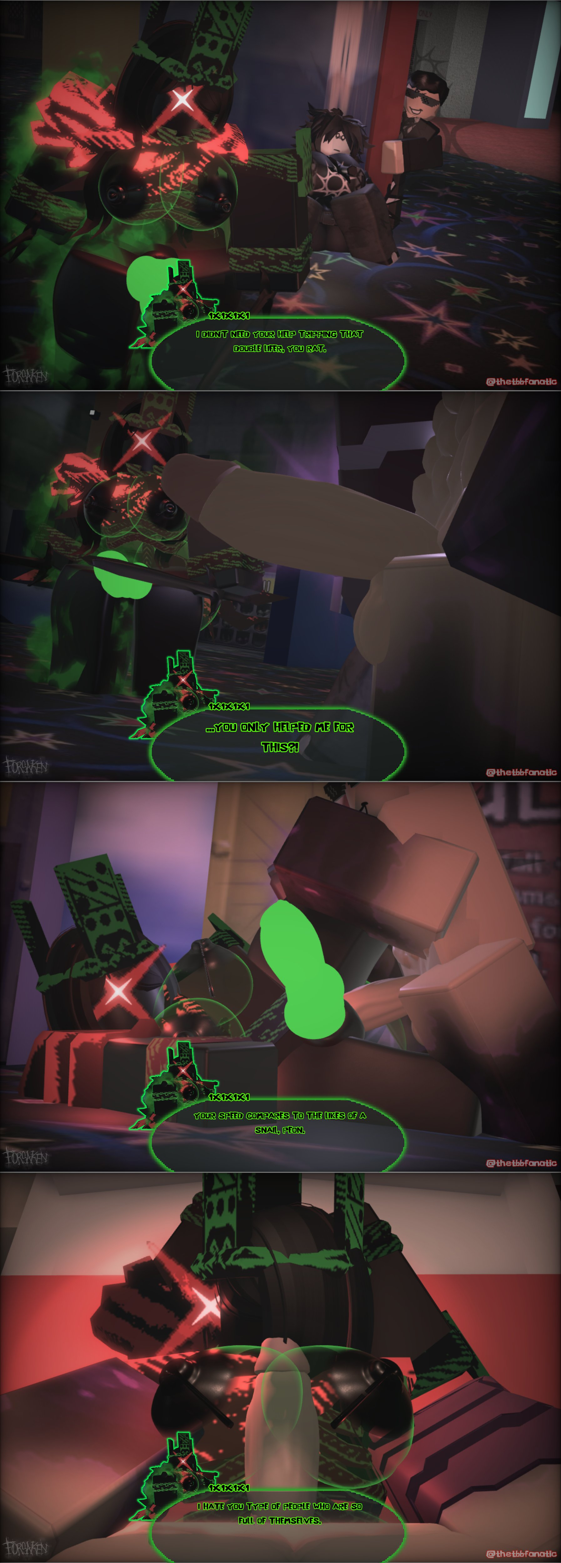 Roblox Avatar & Two Time Forsaken Rule 34 – Titfuck 3D Pic