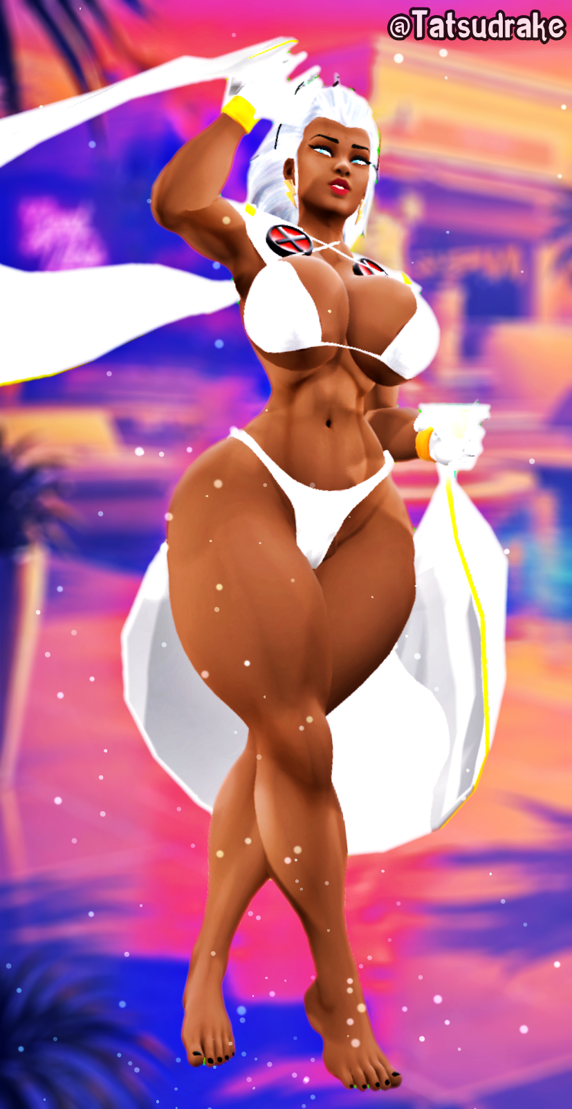 Gta Vi Cover Girl & Storm (Marvel) Rule 34 – Beach