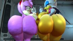 Amy Rose & Rouge The Bat (Sonic The Hedgehog) Rule 34 Video