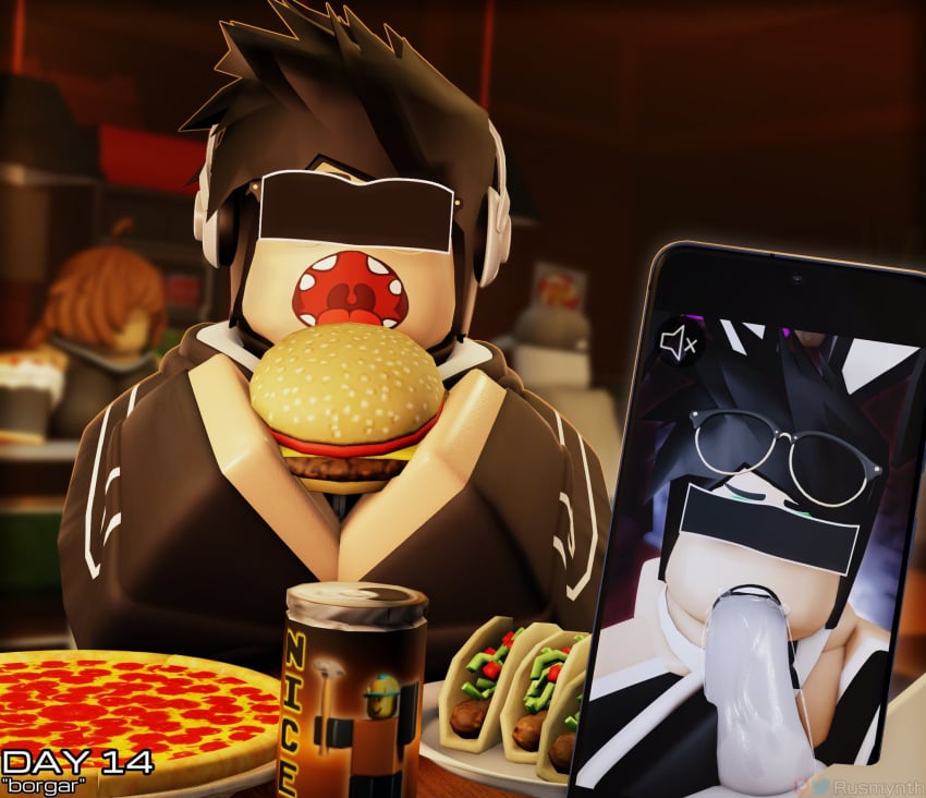 Background Characters & Iris (Roblox) Rule 34 – Blowjob