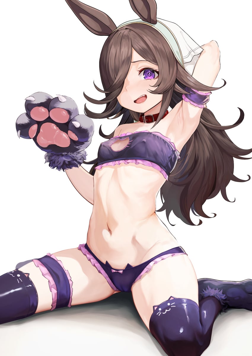 Rice Shower Umamusume Rule 34 – Paw Gloves Hentai Pic