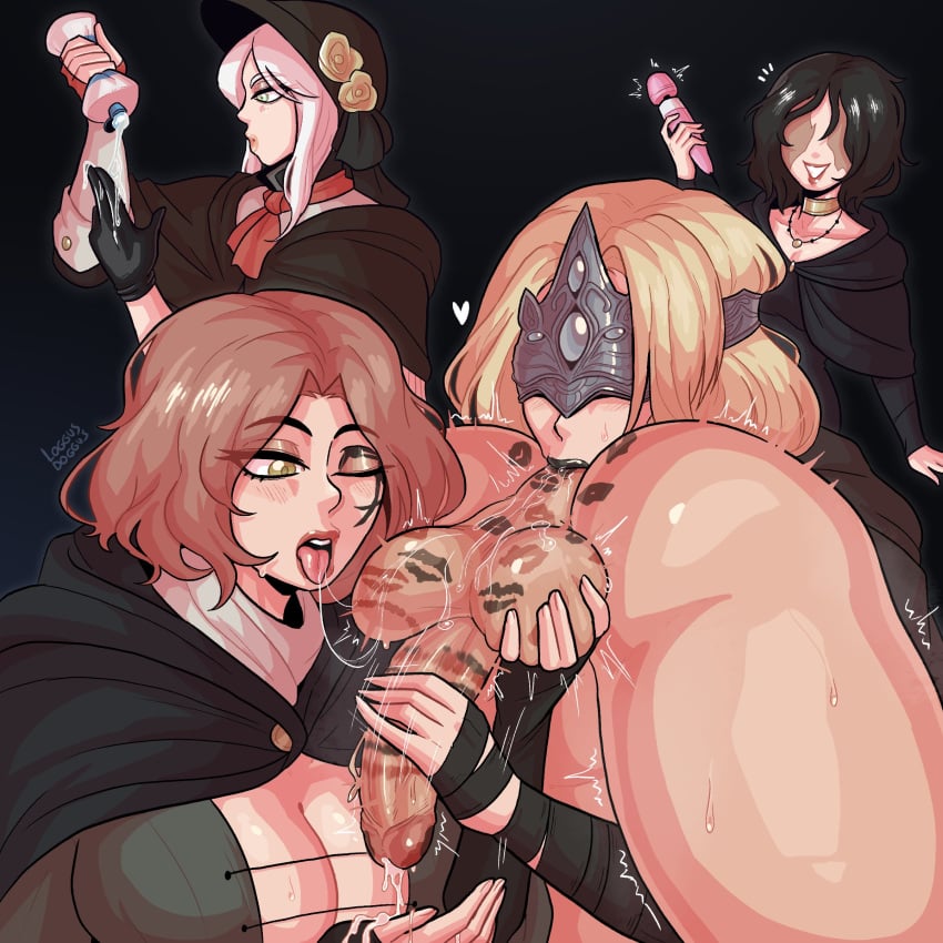 Fire Keeper & Maiden In Black (Bloodborne) Rule 34
