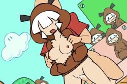 Goomba & Goomba Girl (Mario) Rule 34 Video – Areolae