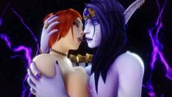 Assumi World of Warcraft Rule 34 – Lesbian & Kissing 3D Animation