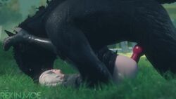 Skyrim Werewolf & Yorha 2b (Nier: Automata) Rule 34 Video