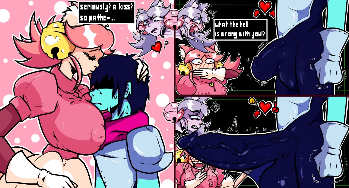 Kris & Mad Mew Mew (Deltarune) Rule 34 – Big Breasts