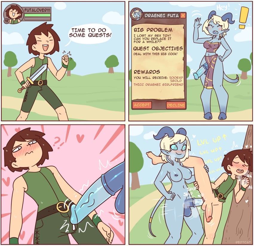 Draenei & Original Character (Warcraft) Rule 34