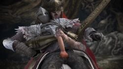 Bloody Wolf & Malenia Blade Of Miquella (Elden Ring) Rule 34 Video
