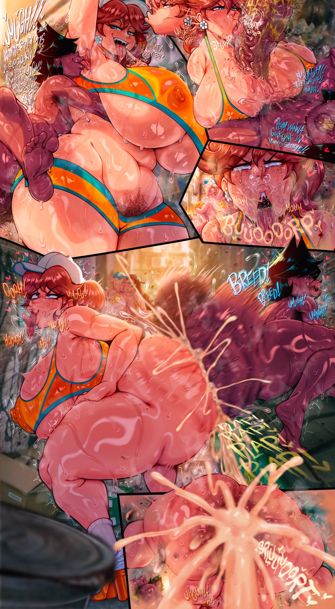 Original Character & Pauline (Mario) Rule 34 – Ahe Gao