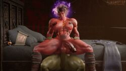 Karlach Baldur's Gate 3 Rule 34 – Reverse Cowgirl Animation 4K