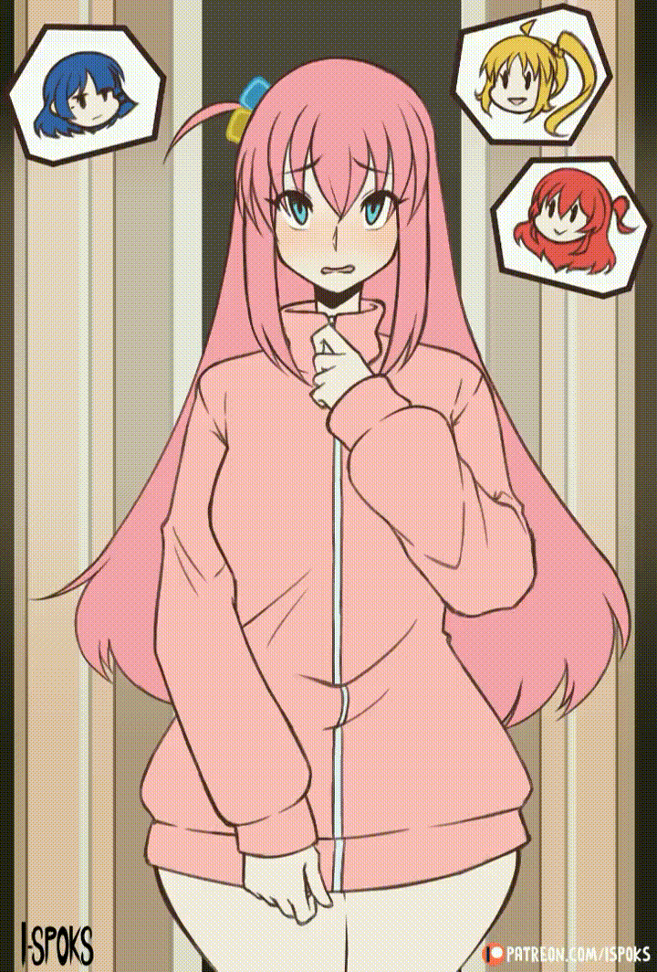 Gotou Hitori & Ijichi Nijika (Bocchi The Rock!) Rule 34 GIF