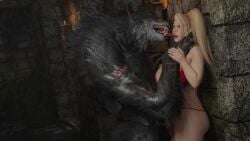 Samus Aran Metroid Rule 34 – Standing Sex & Werewolf 3D Animation