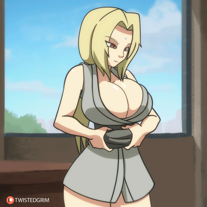 Tsunade (Naruto) Rule 34 GIF – Areolae