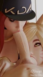 Ahri & Akali (K/da Series) Rule 34 Video – :>=