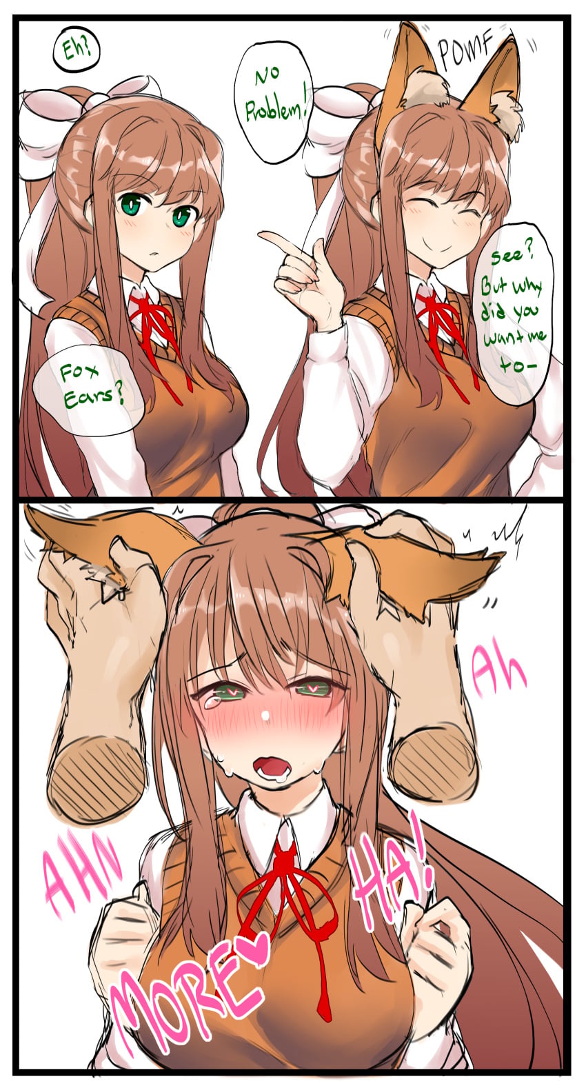 Monika (Doki Doki Literature Club) Rule 34 – ^ ^