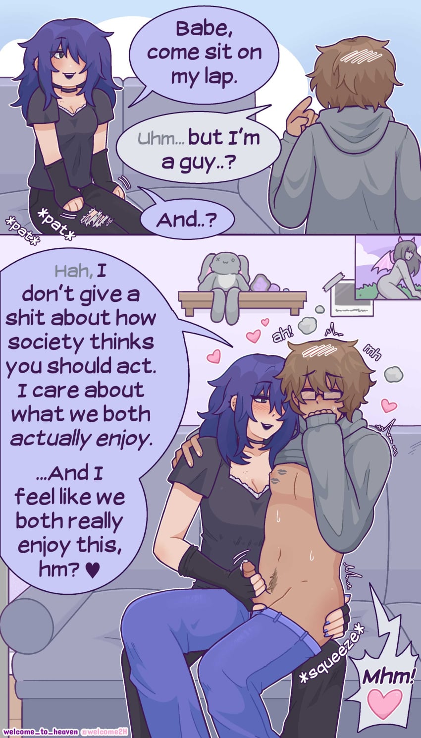 Beauty Mark Blue Hair Rule 34