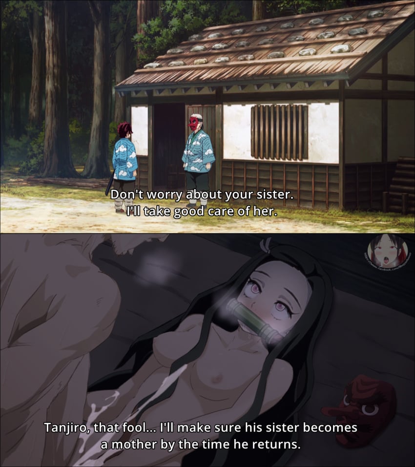 Kamado Nezuko & Urokodaki Sakonji (Demon Slayer) Rule 34