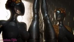 Left & Right (Atomic Heart) Rule 34 Video – Against Wall