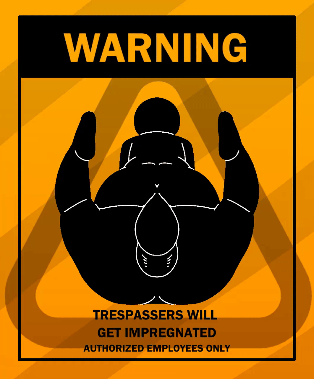 Warning Sign Person (Original) Rule 34 GIF – Ambiguous Gender