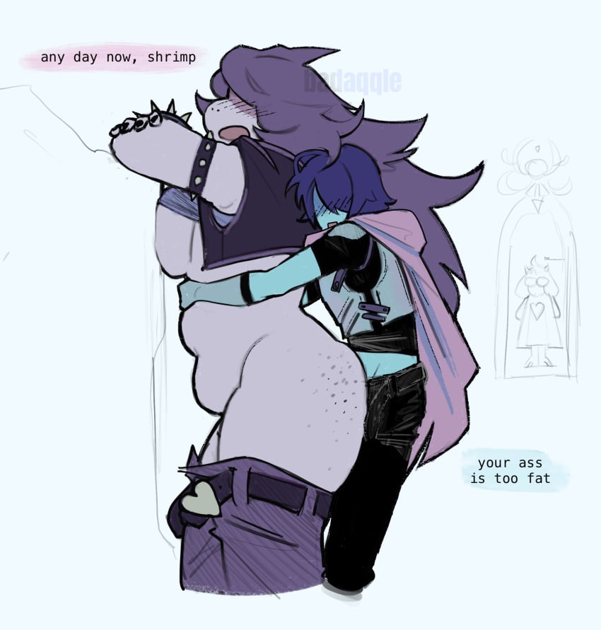 Kris & Ralsei (Deltarune) Rule 34 – Blue Hair