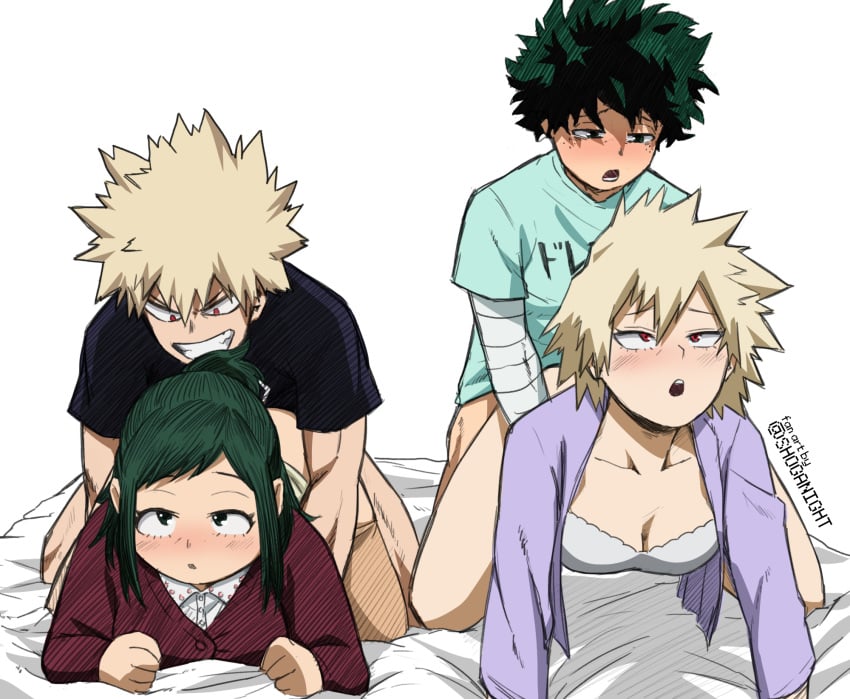 Inko Midoriya & Izuku Midoriya (My Hero Academia) Rule 34