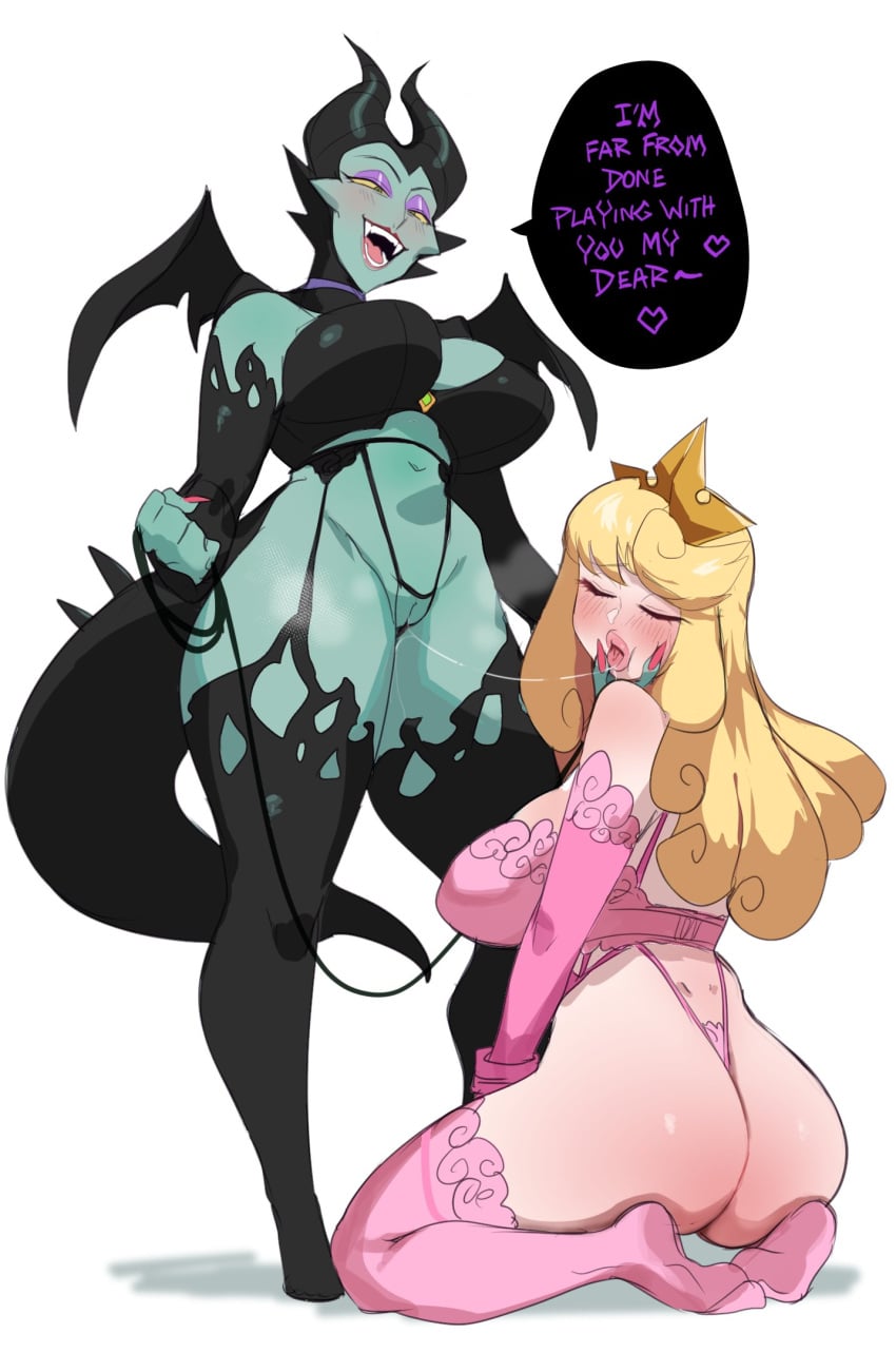 Aurora & Maleficent (Disney) Rule 34 – Assertive